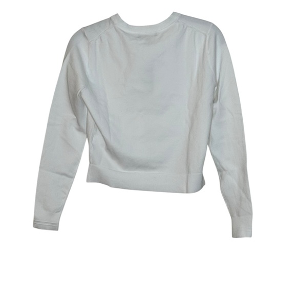 J. Crew Jackie Cardigan Sweater in Premium Ultra Fine Cotton Blend NWT XS White - Picture 6 of 12